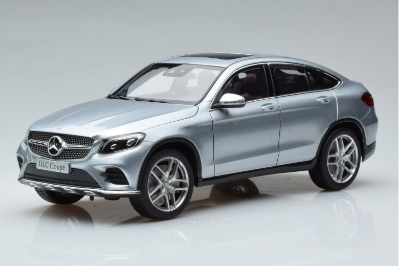 Mercedes GLC Coupe C253 Silver iScale 1/18