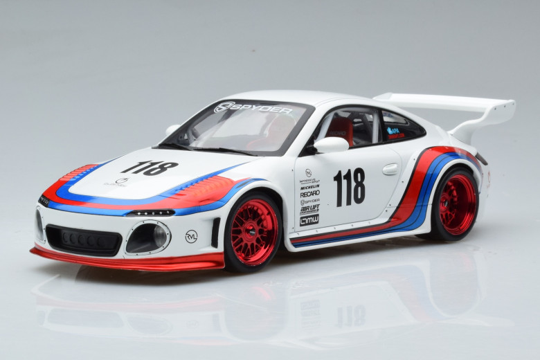 MCG18328  Porsche 911 997.2 RWB n118 Old New Martini MCG 1/18