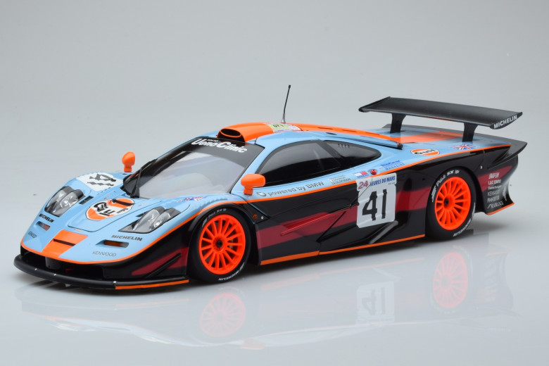 530133741  McLaren F1 GTR Gulf Davidoff GTC Racing n41 Raphanel Gounon Olaffson 24h Le Mans Minichamps 1/18