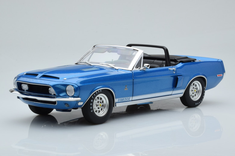 Ford Mustang Shelby GT500 Convertible Blue ACME 1/18