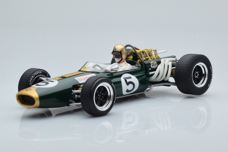 MCG18608F  Brabham F1 BT20 n5 J Brabham GP Mexico 1966 MCG 1/18