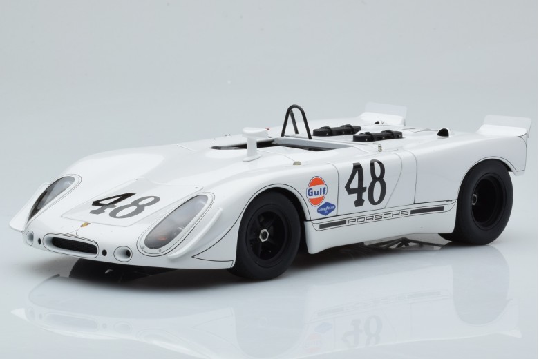 87072  Porsche 908/02 Green Park Sebring Second Position n48 S Mcqueen Post Race Version AUTOart 1/18