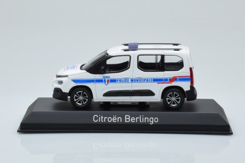 155767  Citroen Berlingo Police Municipale v1 White Blue Norev 1/43