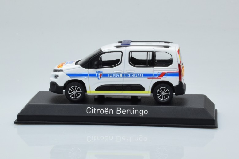 155768  Citroen Berlingo Police Municipale v2 White Blue Norev 1/43