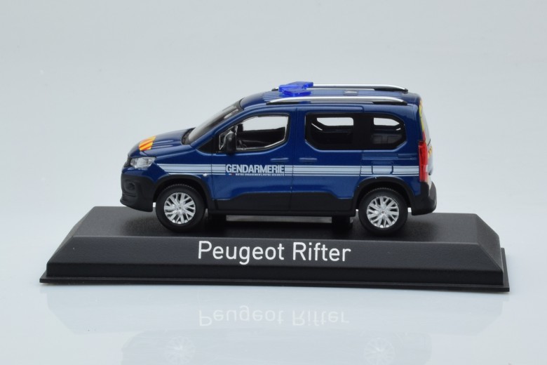 479064  Peugeot Rifter Gendarmerie Police Otremer Blue Norev 1/43