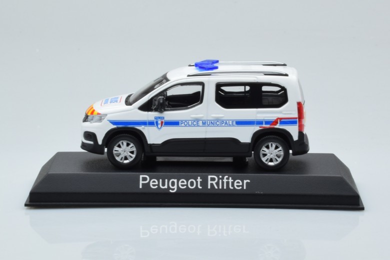 479067  Peugeot Rifter Police Municipale White Norev 1/43