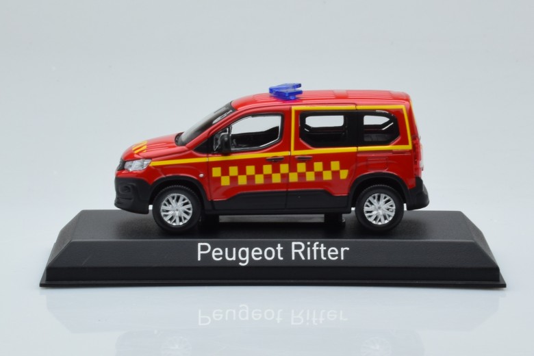 479071  Peugeot Rifter Sapeurs Pompiers Red Norev 1/43