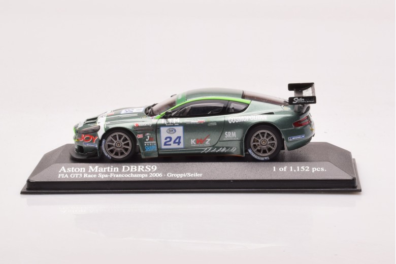 Aston Martin DBRS9 BMS Scuderia Italia n24 Groppi Seiler FIA GT3 Race Spa Minichamps 1/43