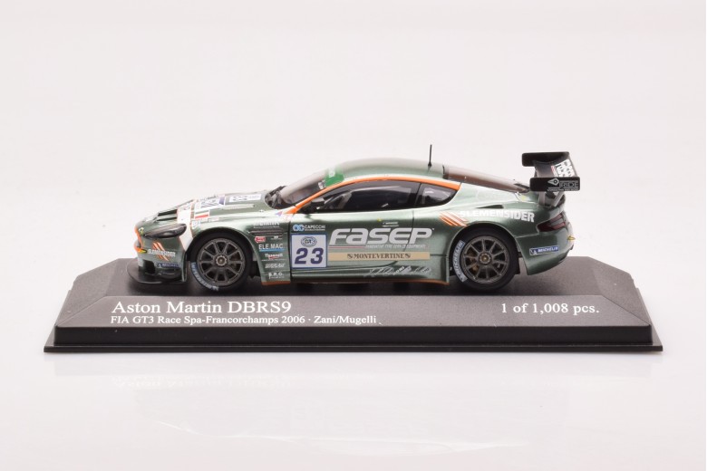 Aston Martin DBRS9 BMS Scuderia Italia n23 Zani Mugelli FIA GT3 Spa Minichamps 1/43