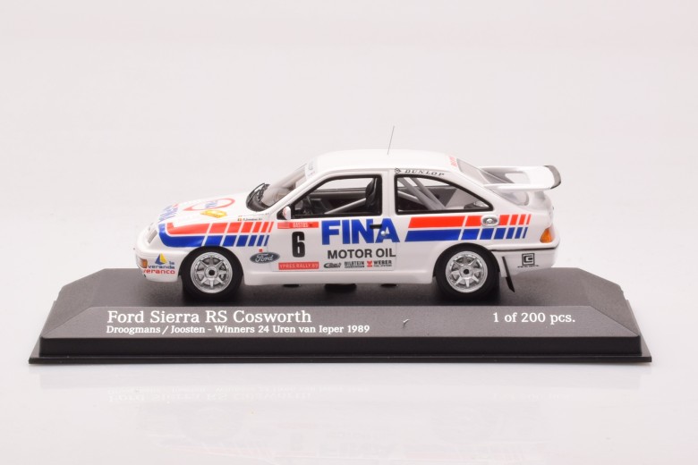 Ford Sierra RS Cosworth n6 Droogmans Joosten Ypres Rally Minichamps 1/43