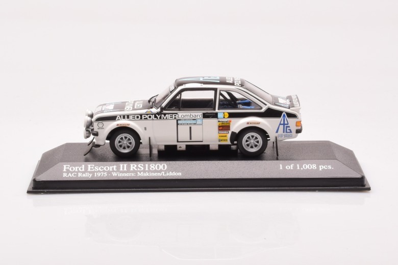 Ford Escort II RS1800 n1 Makinen Liddon Winners RAC Rally Minichamps 1/43