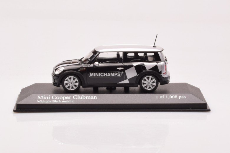 431138672  Mini Cooper Clubman Black Metallic Minichamps 1/43