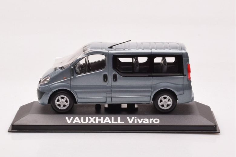 Vauxhall Vivaro Minibus Blue Grey Minichamps 1/43