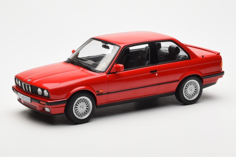 183202  BMW 325i E30 Red Norev 1/18
