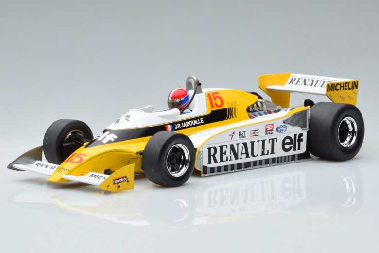 MCG18616F  Renault F1 RS10 Elf n15 JP Jabouille Winner France GP MCG 1/18