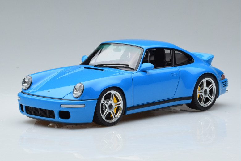 880202  Porsche 911 964 RUF SCR Mexico Blue Almost Real 1/18