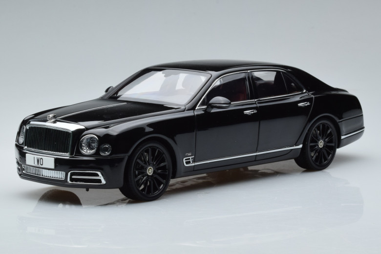 830508  Bentley Mulsanne W.O. Edition By Mulliner Black Almost Real 1/18