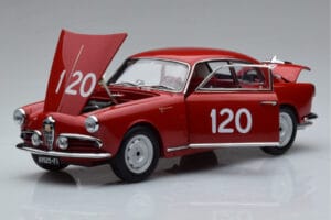 Alfa Romeo Giulietta SV #120 Mille Miglia 1956 Kyosho 1:18 08957A Druckguss — Bild 2 von 9