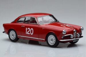 Alfa Romeo Giulietta SV #120 Mille Miglia 1956 Kyosho 1:18 08957A Druckguss — Bild 5 von 9