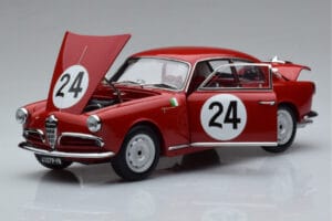 Alfa Romeo Giulietta SV #24 Targa Florio 1958 Kyosho 1:18 08957B Druckguss — Bild 2 von 9