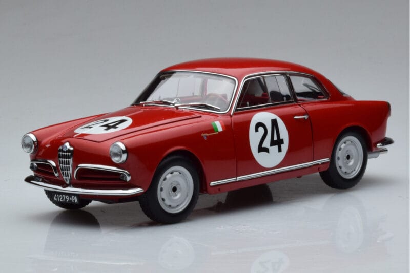 Alfa Romeo Giulietta SV #24 Targa Florio 1958 Kyosho 1:18 08957B Druckguss