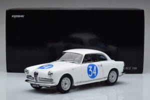 Alfa Romeo Giulietta SV #34 Targa Florio 1960 Kyosho 1:18 08957C Druckguss — Bild 9 von 9