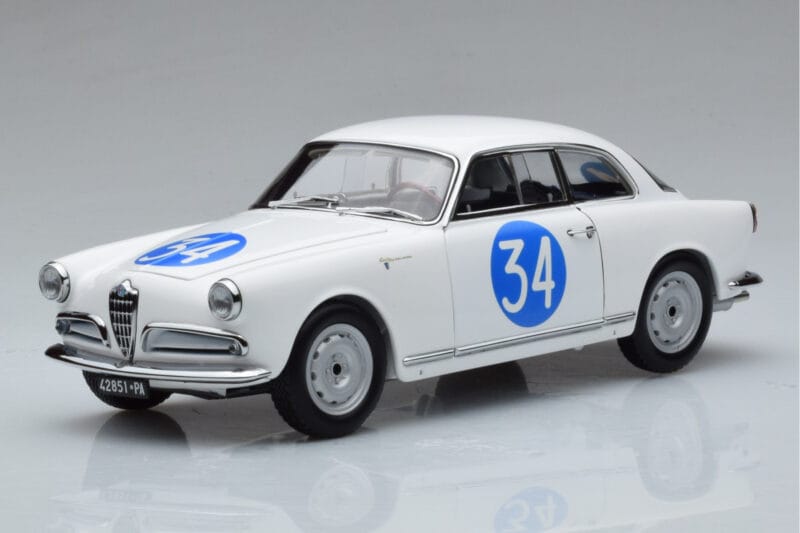 Alfa Romeo Giulietta SV #34 Targa Florio 1960 Kyosho 1:18 08957C Druckguss
