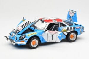 Alpine A110 1600S #1 Nicolas / Vial Winner Tour de Corse 1973 Kyosho 1:18 08485A Druckguss — Bild 2 von 8