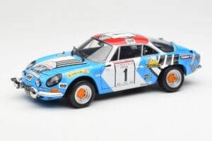 Alpine A110 1600S #1 Nicolas / Vial Winner Tour de Corse 1973 Kyosho 1:18 08485A Druckguss
