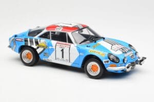 Alpine A110 1600S #1 Nicolas / Vial Winner Tour de Corse 1973 Kyosho 1:18 08485A Druckguss — Bild 6 von 8