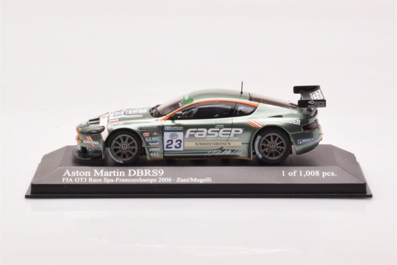 Aston Martin DBRS9 BMS Scuderia Italia #23 Zani / Mugelli FIA GT3 European Championship Spa 2006 Minichamps 1:43 400061323 Dr