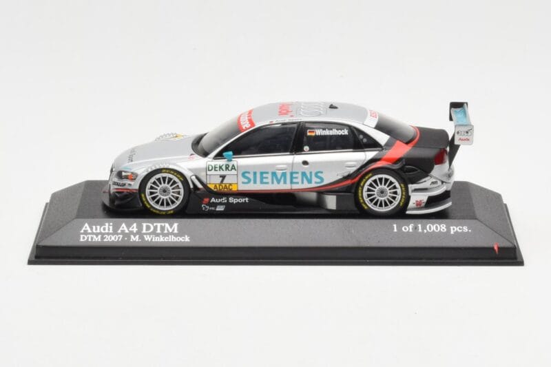 Audi A4 B7 #7 Team Audi Sport Abt M. Winkelhock DTM 2007 Minichamps 1:43 400071787 Druckguss
