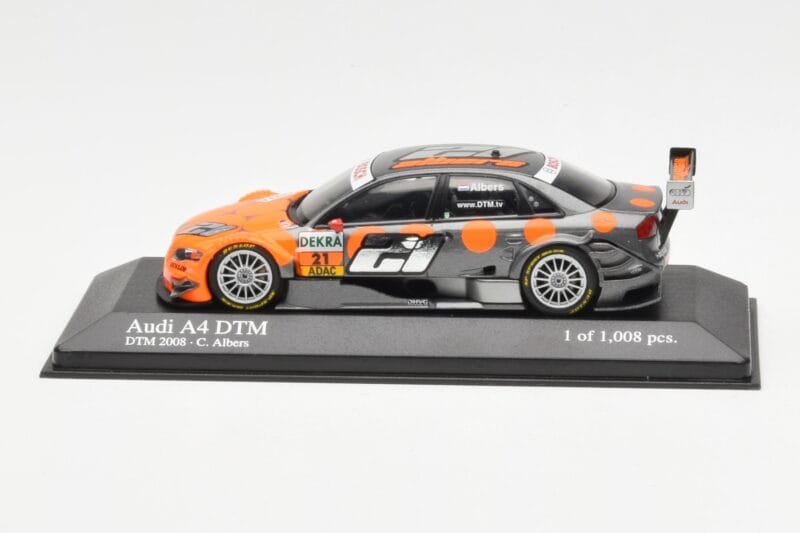 Audi A4 B7 DTM Team Futurecom TME #21 C. Albers DTM 2008 Minichamps 1:43 400089621 Druckguss