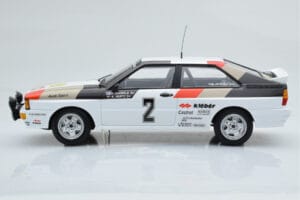 Audi Quattro Audi Sport #1 H. Mikkola / A. Hertz Winners International Swedish Rally 1981 Minichamps 1:18 155811102 Druckguss — Bild 3 von 6