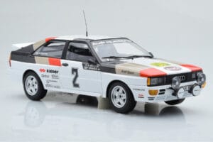 Audi Quattro Audi Sport #1 H. Mikkola / A. Hertz Winners International Swedish Rally 1981 Minichamps 1:18 155811102 Druckguss — Bild 4 von 6