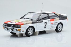 Audi Quattro Audi Sport #1 H. Mikkola / A. Hertz Winners International Swedish Rally 1981 Minichamps 1:18 155811102 Druckguss