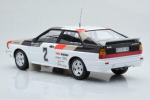 Audi Quattro Audi Sport #1 H. Mikkola / A. Hertz Winners International Swedish Rally 1981 Minichamps 1:18 155811102 Druckguss — Bild 5 von 6