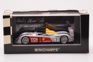 Audi R10 TDI LMP1 #7 R. Capello / T. Kristensen / A. McNish 24 Hours of Le Mans 2006 Minichamps 1:43 400061607 Druckguss — Bild 4 von 4