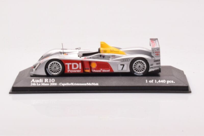 Audi R10 TDI LMP1 #7 R. Capello / T. Kristensen / A. McNish 24 Hours of Le Mans 2006 Minichamps 1:43 400061607 Druckguss