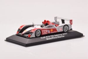 Audi R10 TDI LMP1 #2 F. Biela / E. Pirro / M. Werner 12 Hours of Sebring 2007 Minichamps 1:43 5020700233 Druckguss — Bild 2 von 4
