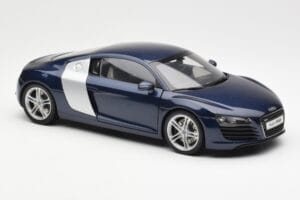 Audi R8 4.2 FSI V8 Blau Kyosho 1:18 09213BL Druckguss — Bild 6 von 8