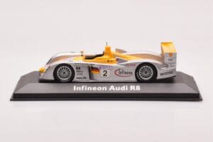Audi R8 Infineon #2 Winner ALMS Petit Le Mans 2002 Minichamps 1:43 400021382 Druckguss
