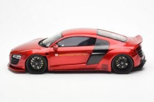 Audi R8 4S Liberty Walk Candy Rot GT Spirit 1:18 GT892 Resin — Bild 3 von 6