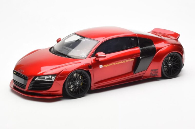Audi R8 4S Liberty Walk Candy Rot GT Spirit 1:18 GT892 Resin