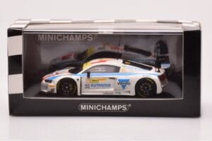Audi R8 LMS #11 HCB Rutronik Racing L. di Grassi FIA GT World Cup Macau 2016 Minichamps 1:43 437171711 Druckguss — Bild 4 von 4