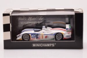 Audi R8 #1 J.J. Lehto / M. Werner GP of Atlanta Winners 2005 Minichamps 1:43 400051391 Druckguss — Bild 4 von 4
