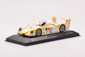 Audi R8 #25 S. Ara / T. Kristensen Winners 1000km Spa 2003 Minichamps 1:43 400031325 Druckguss — Bild 2 von 4