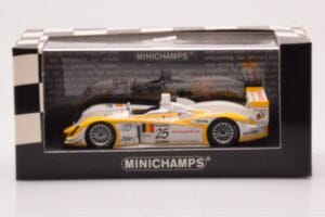 Audi R8 #25 S. Ara / T. Kristensen Winners 1000km Spa 2003 Minichamps 1:43 400031325 Druckguss — Bild 4 von 4
