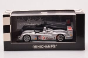 Audi R8 #9 M. Salo / Kane / McCarthy Sebring 12 Hours 2003 Minichamps 1:43 400031399 Druckguss — Bild 4 von 4