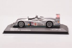 Audi R8 #9 M. Salo / Kane / McCarthy Sebring 12 Hours 2003 Minichamps 1:43 400031399 Druckguss